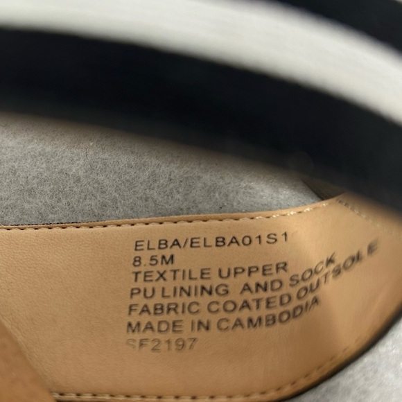 Steve Madden Size 8.5 Elba Sandals Black White Strap Platform Wedge Chunky Shoes - Picture 11 of 12